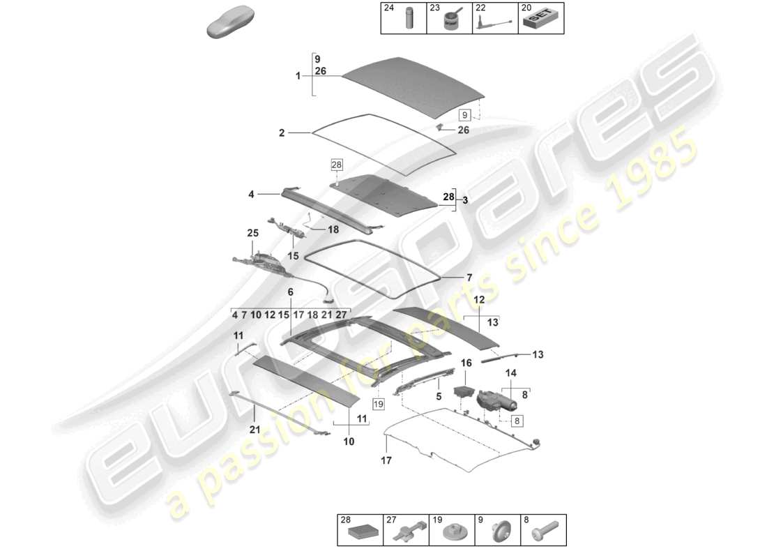 teilediagramm mit der teilenummer 9p1898550