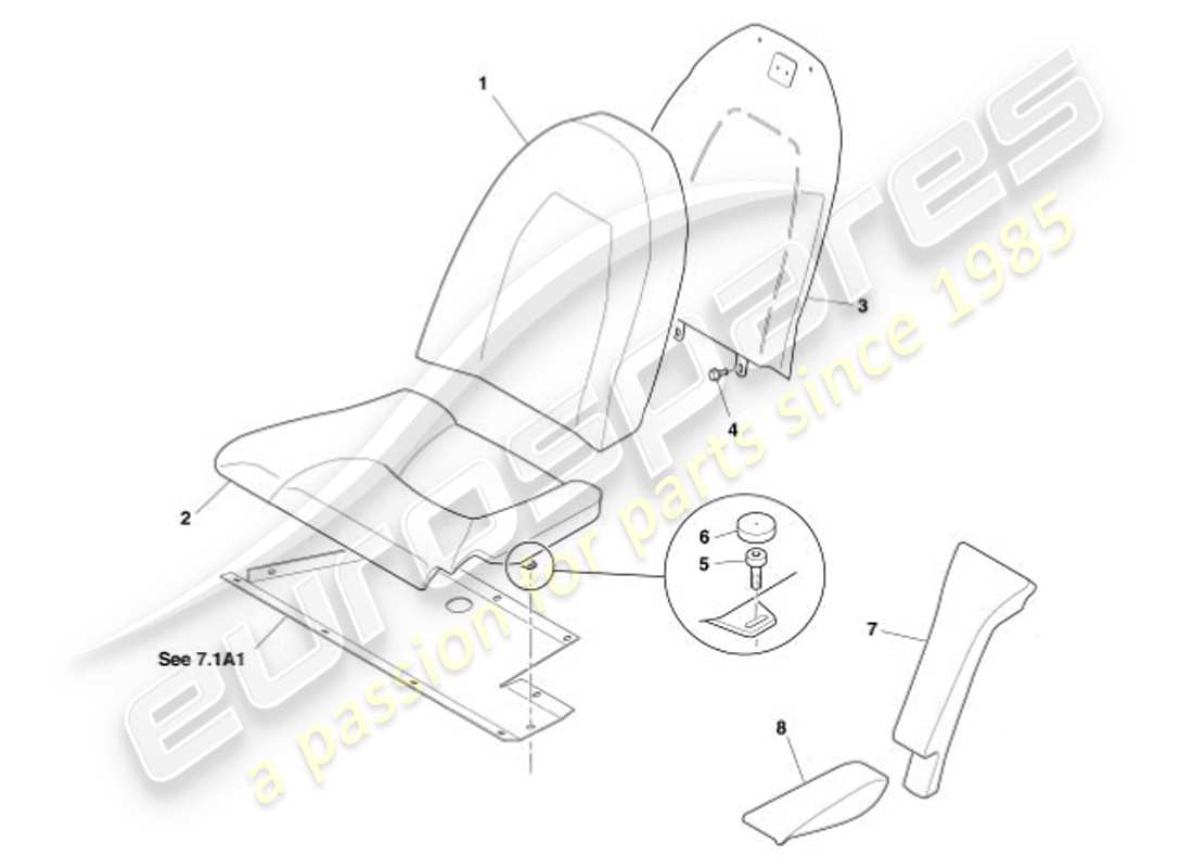 teilediagramm mit der teilenummer 1r12-831280-acw