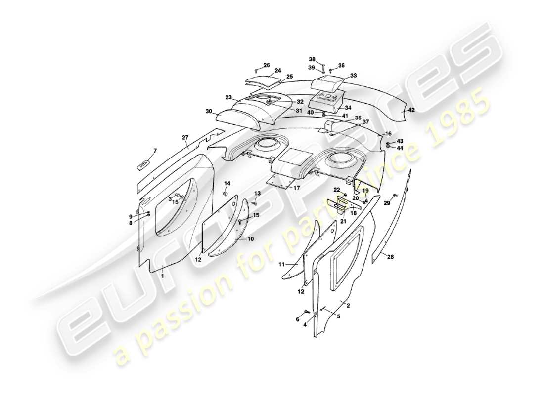 teilediagramm mit der teilenummer 695149