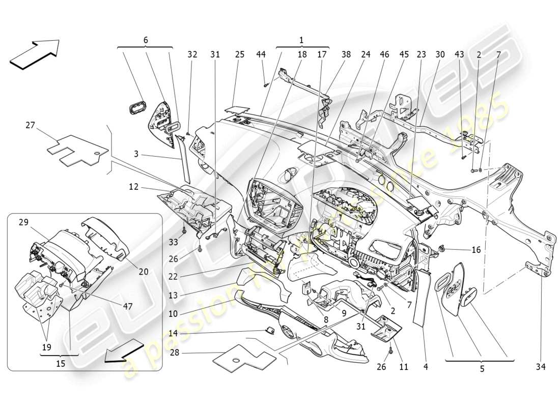 teilediagramm mit der teilenummer 670021819