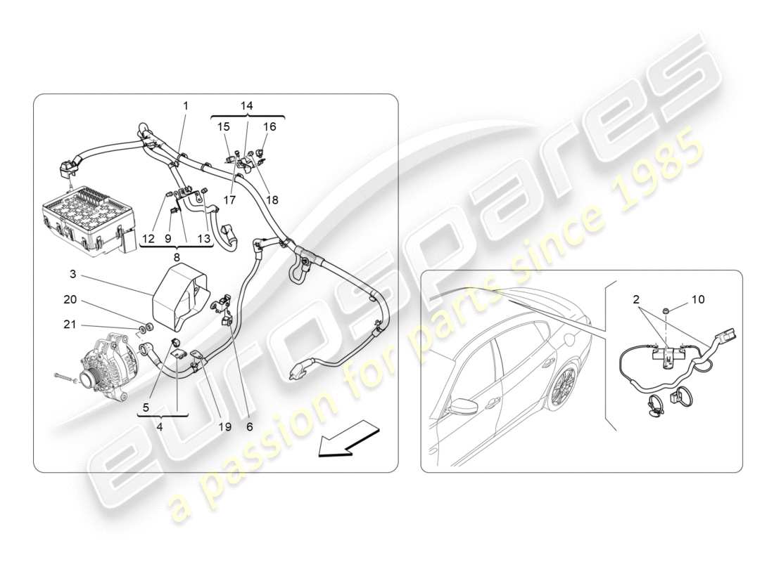 teilediagramm mit der teilenummer 280460