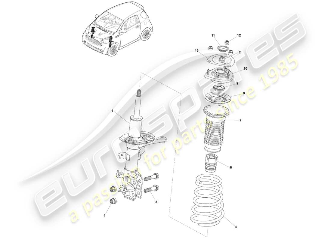 teilediagramm mit der teilenummer 48609-74020