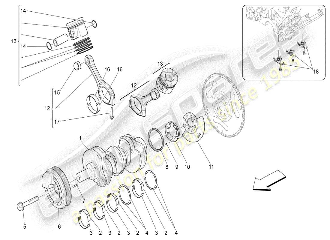 teilediagramm mit der teilenummer 46352974