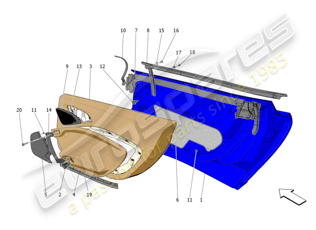 teilediagramm mit der teilenummer 670198045