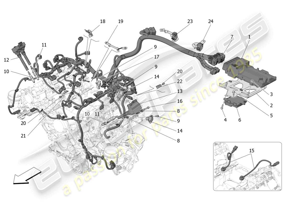 teilediagramm mit der teilenummer 670181077