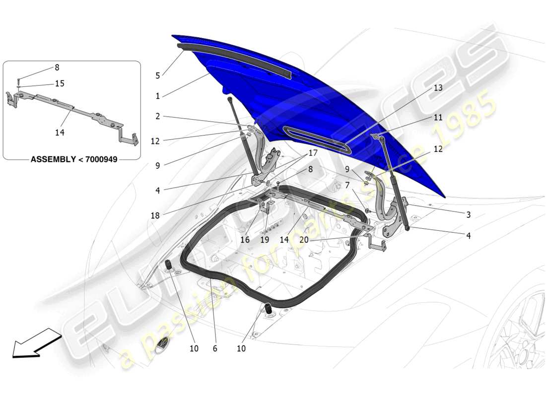 teilediagramm mit der teilenummer 670221322