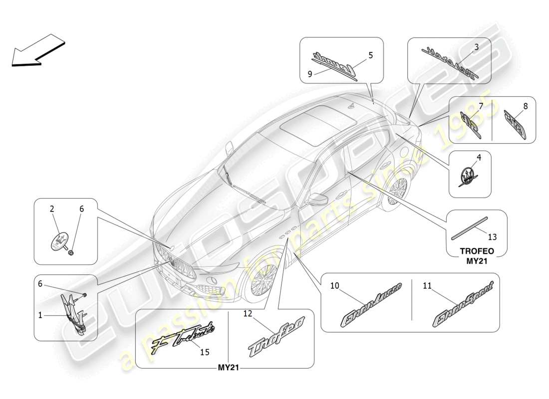 teilediagramm mit der teilenummer 670106516