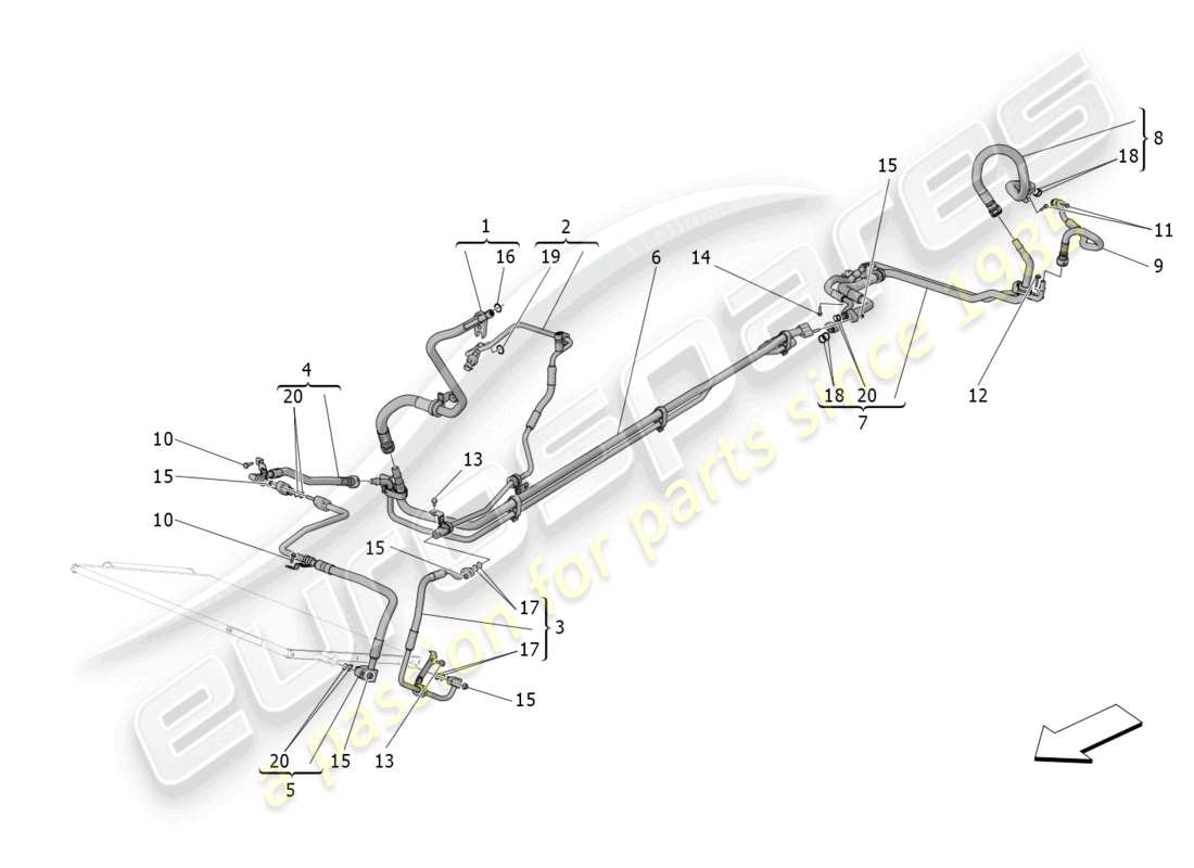 teilediagramm mit der teilenummer 675000306