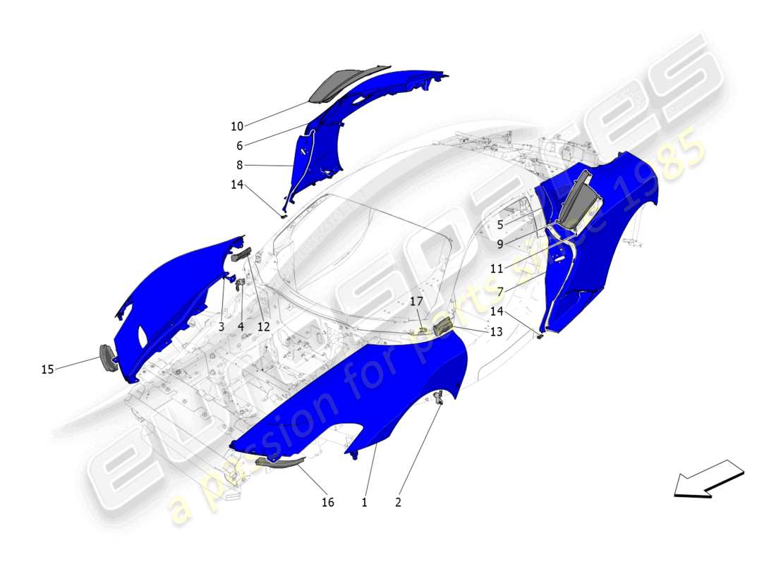 teilediagramm mit der teilenummer 670215907