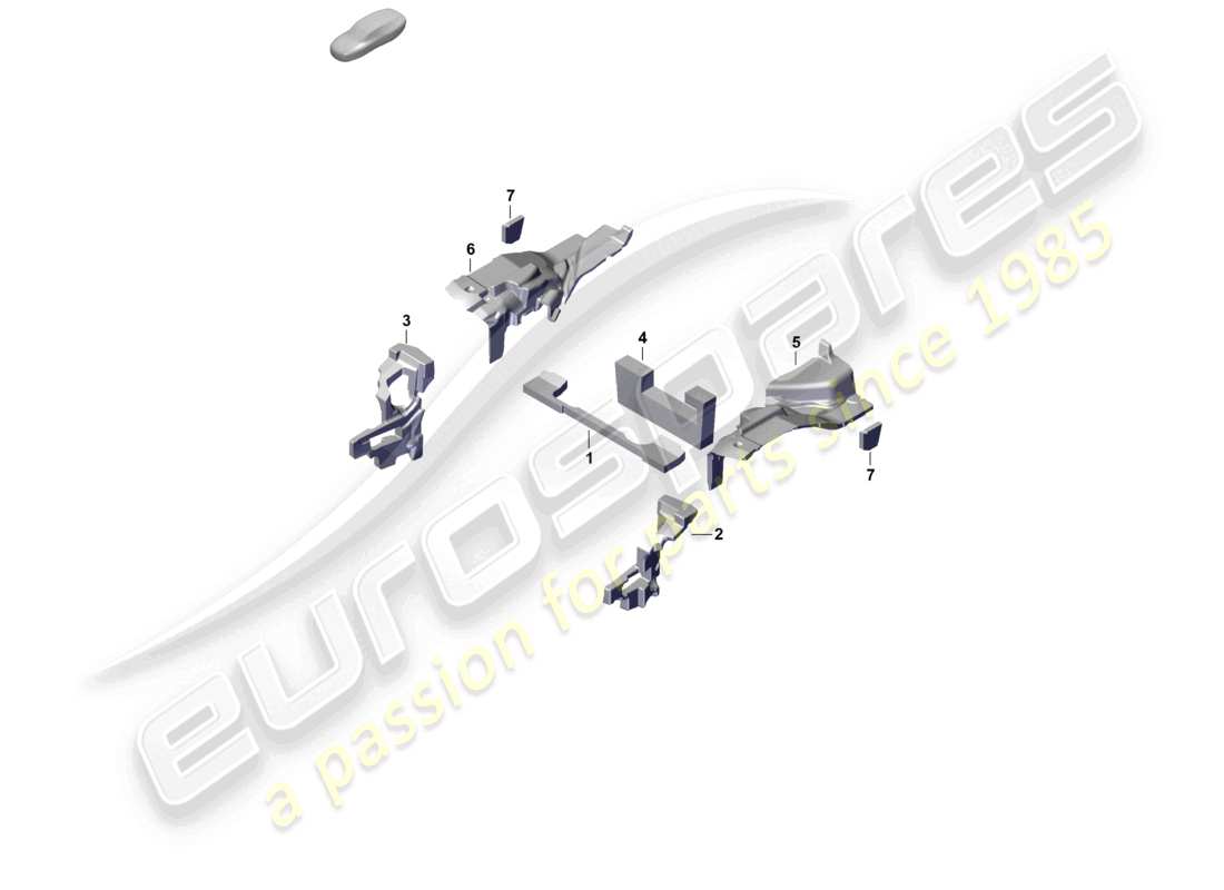 porsche 2024 (992-2) schalldämpfer dämpfungskörper teilediagramm