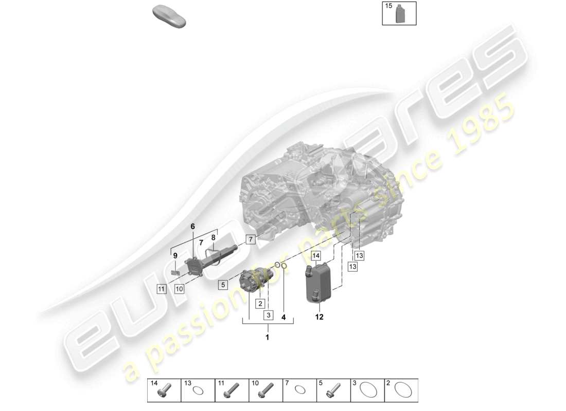 porsche 2024 (macan-e) fahrmotor für elektroantrieb macan 4 hinterachse macan ölpumpe ersatzteildiagramm