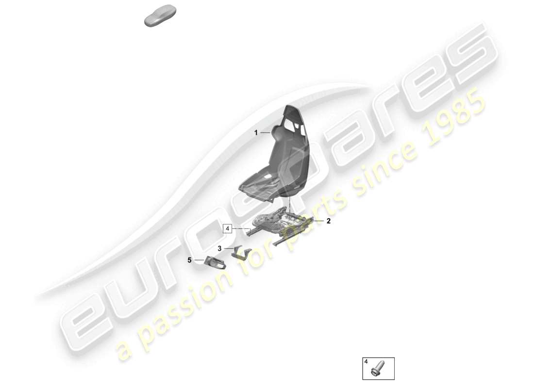 porsche 2026 (taycan 9j1-2) schalensitz sitzschale teilediagramm