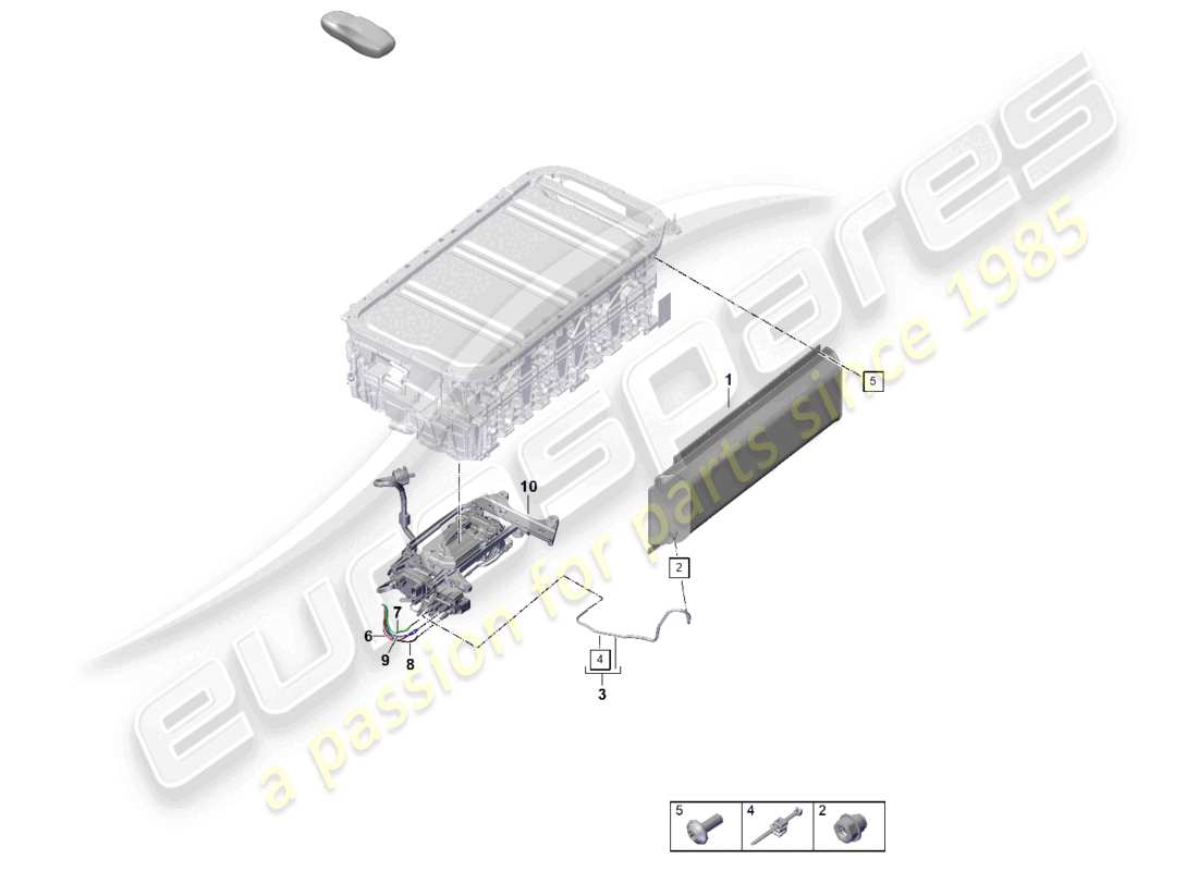 porsche 2024 (panamera 976) druckspeicher luftleitung teilediagramm