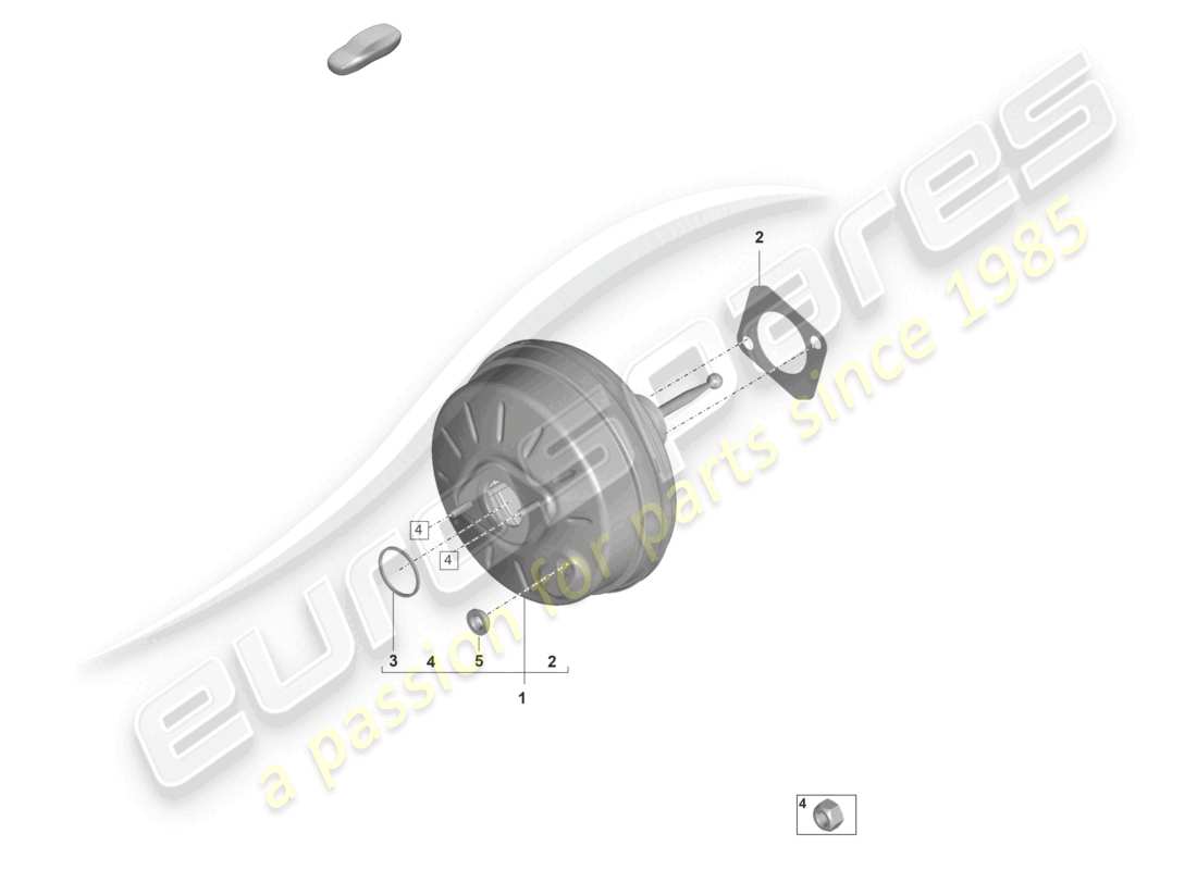 porsche 2024 (panamera 971-2) bremsservo-ersatzteildiagramm
