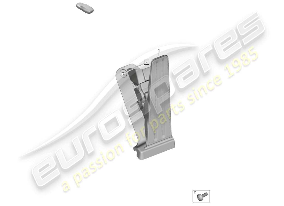 porsche 2025 (panamera 976) gaspedal teilediagramm