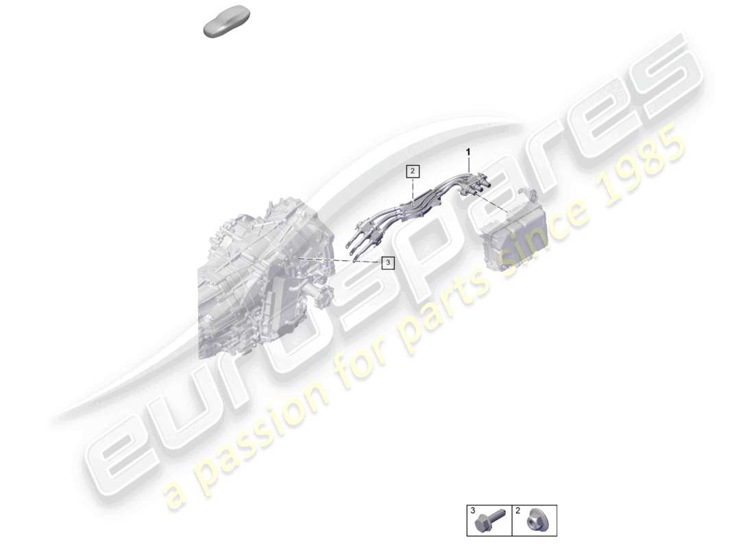 porsche 2024 (992-2) kabelbäume elektromotor teilediagramm