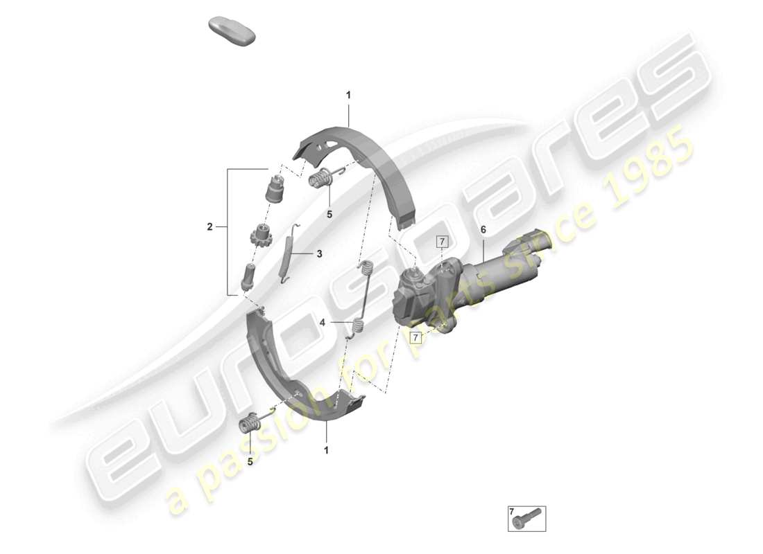porsche 2021 (992-1 gt3/rs/st) feststellbremse d - 29.11.2021>>für schaltgetriebe ersatzteildiagramm