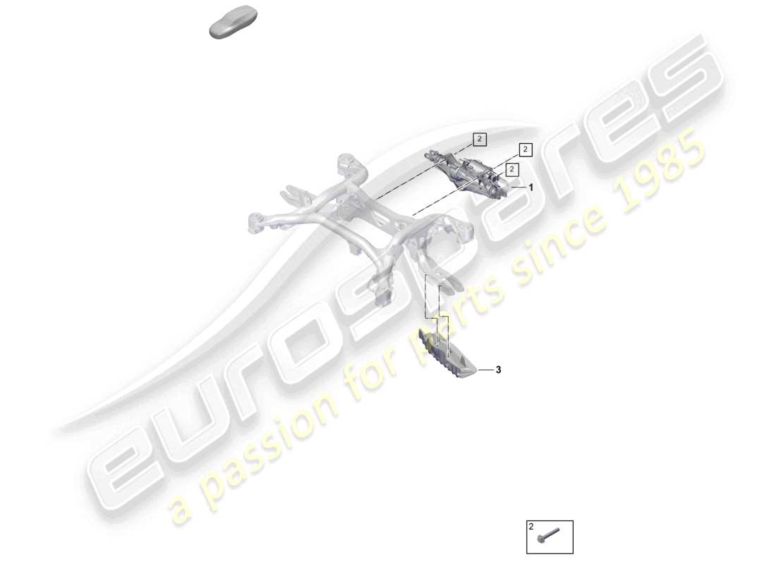 porsche 2025 (cayenne e3 pa) teilediagramm hinterradlenkung