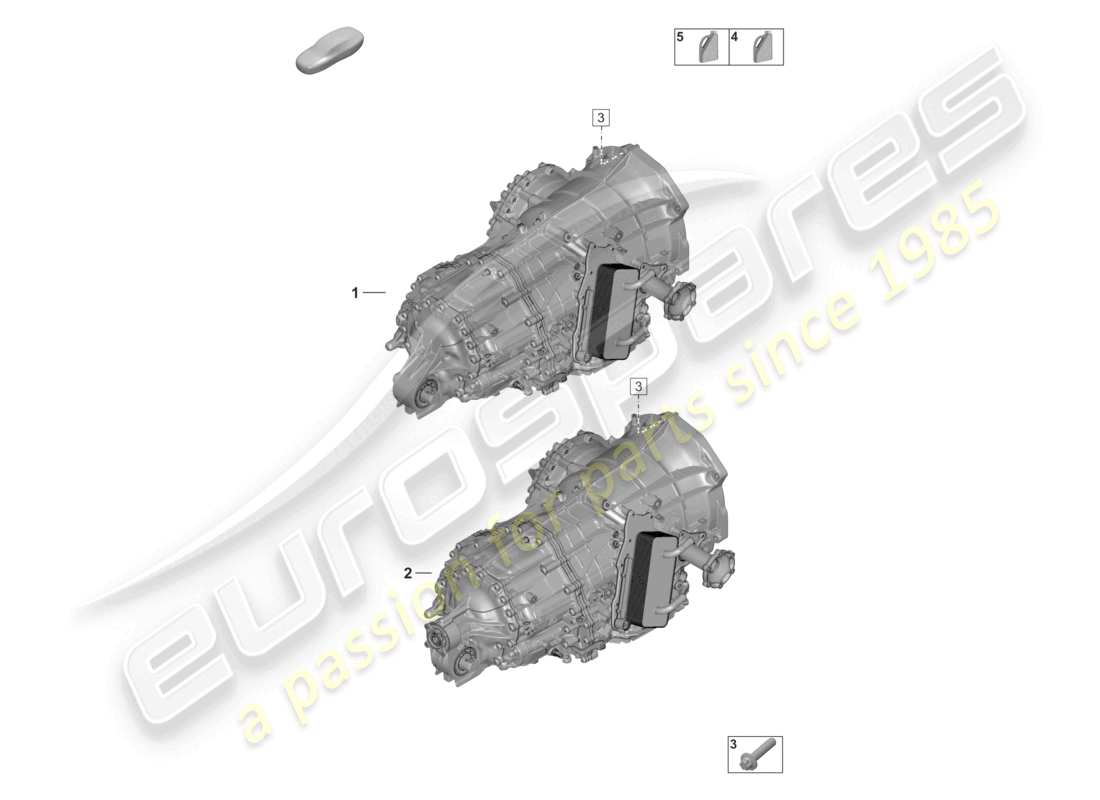 porsche 2024 (992-2) 8-speed doppelkupplungsgetriebe - pdk - getriebeöl ersatzteildiagramm