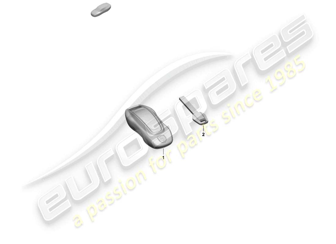 porsche 2025 (macan-e) handsender teilediagramm