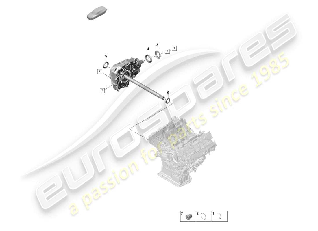 porsche 2024 (panamera 976) vorderachsdifferential einzelteile teilediagramm