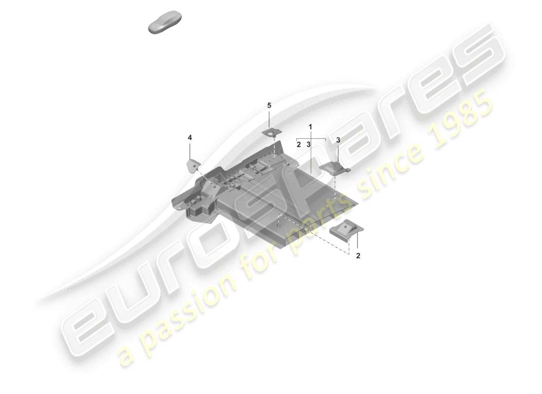 porsche 2023 (992-1 turbo / s) sitzträger bodenplatte teilediagramm