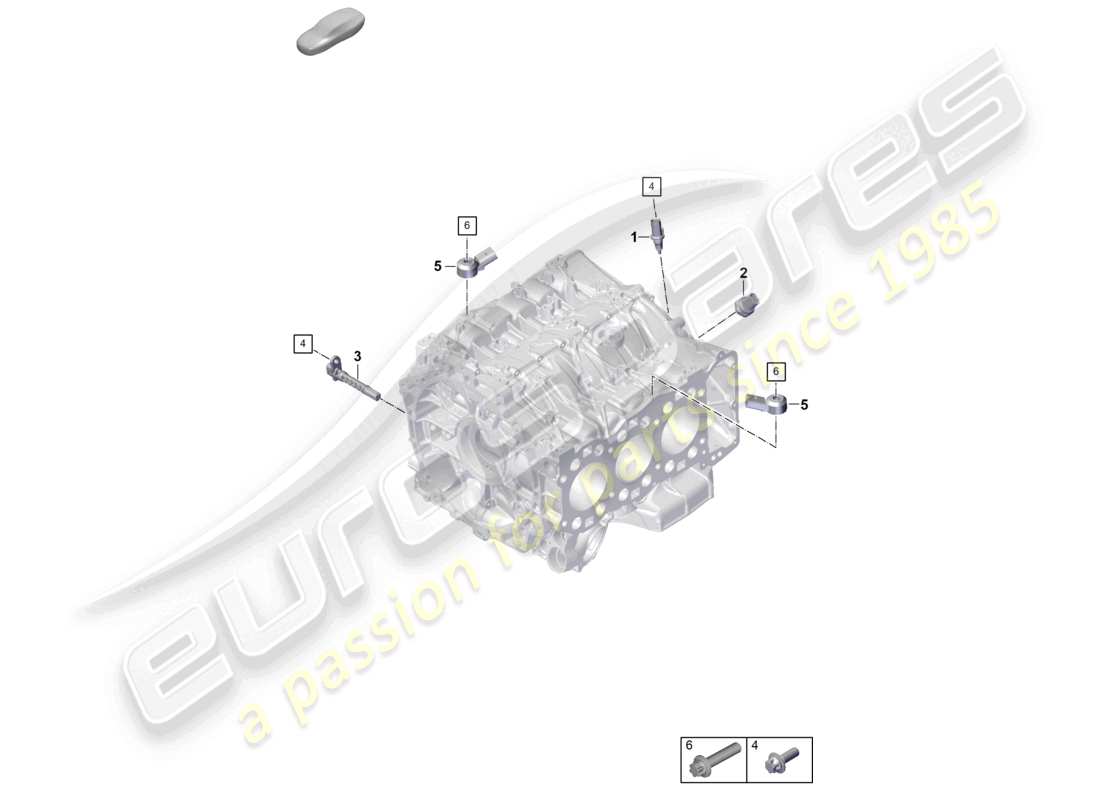 porsche 2024 (992-2) kurbelgehäusesensoren teilediagramm