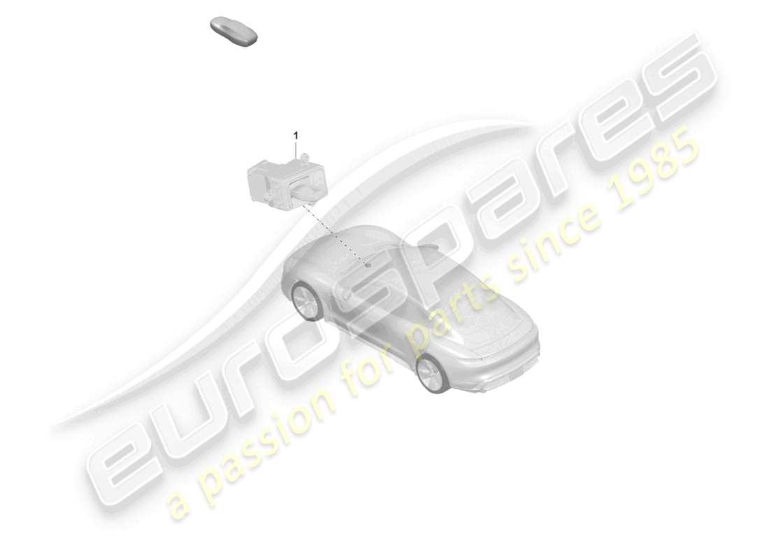 porsche 2022 (taycan 9j1-1) wahlmechanismus teilediagramm