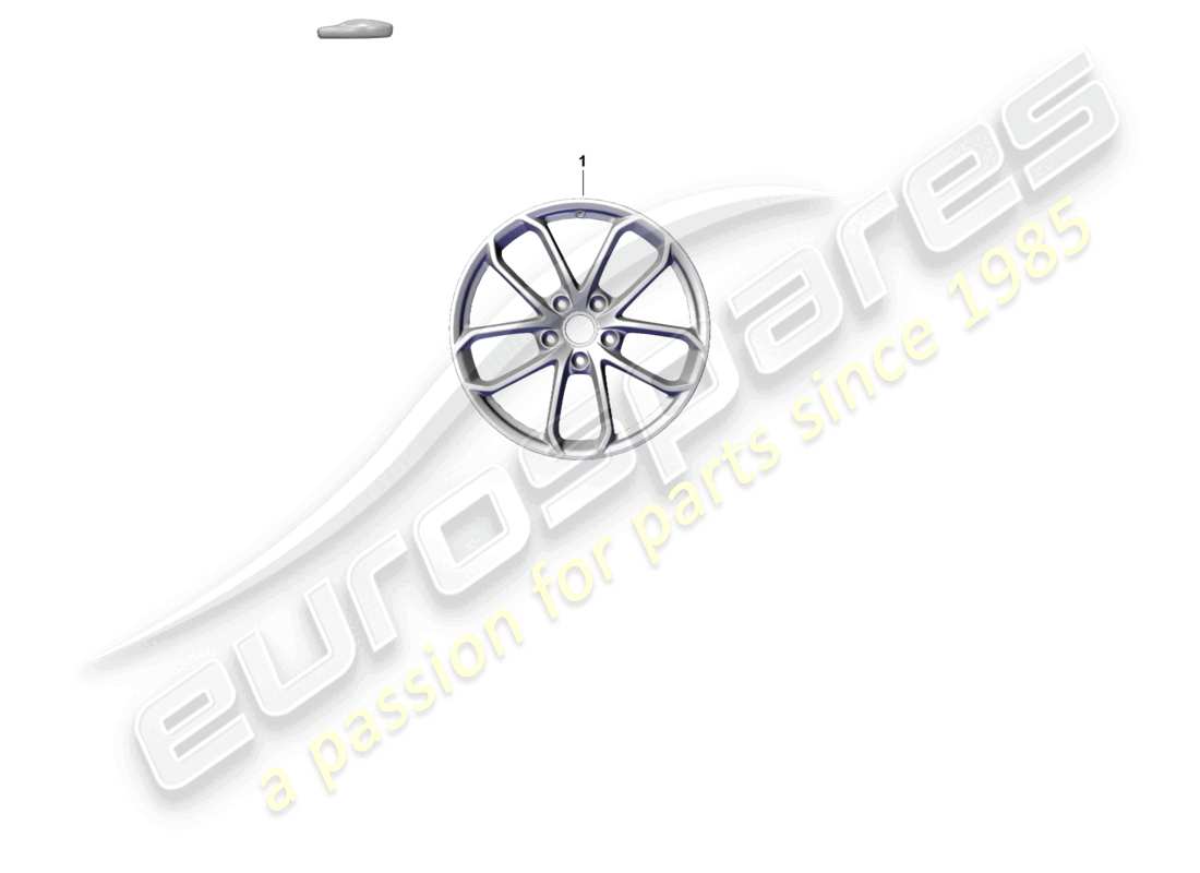 porsche 2021 (718 cayman gt4) leichtmetallfelgen-ersatzteildiagramm