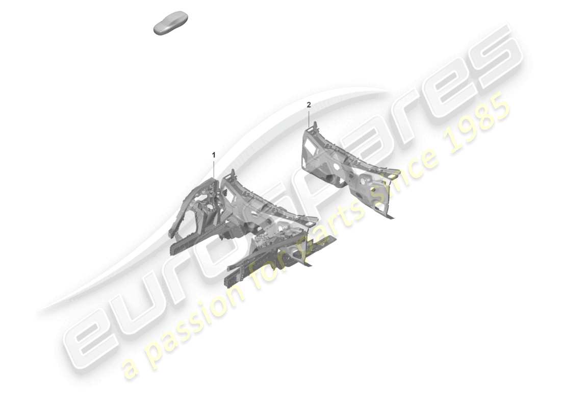 porsche 2024 (panamera 971-2) front end teilediagramm