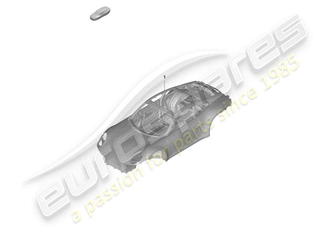 porsche 2025 (992-2 gt3/rs/st) karosserie - teilediagramm