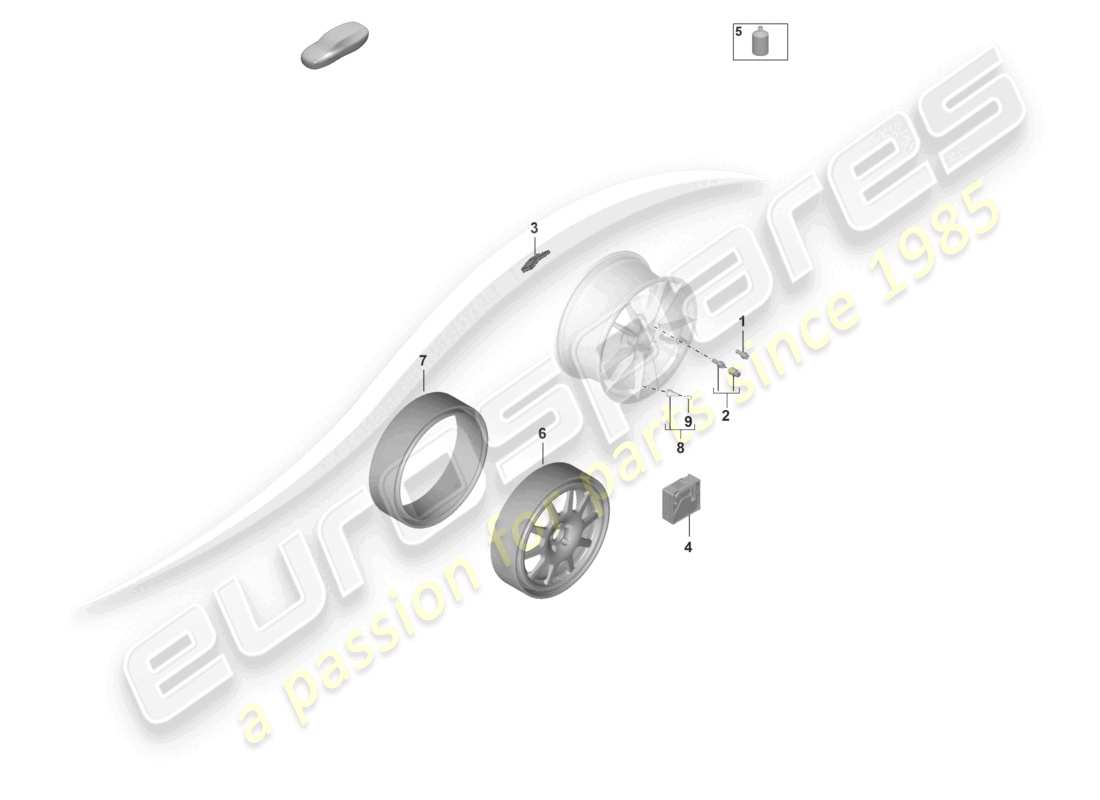 porsche 2024 (992-2 turbo / s) einzelteile teilediagramm