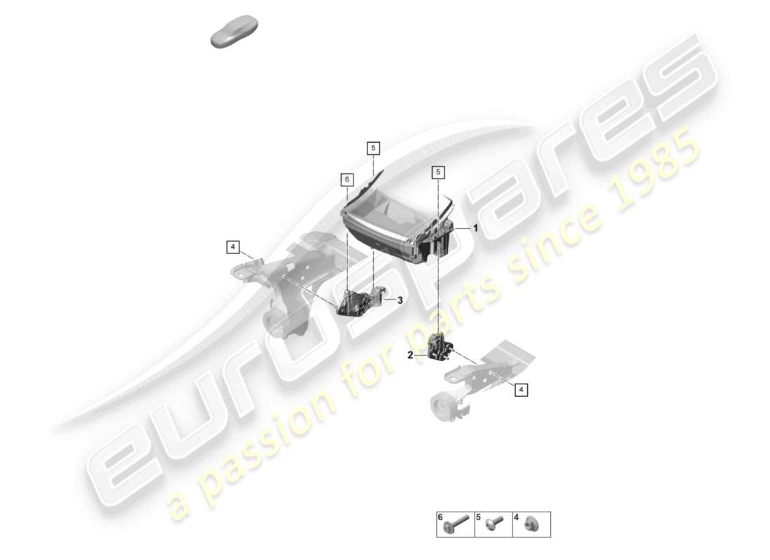 porsche 2023 (panamera 971-2) head-up-display ersatzteildiagramm