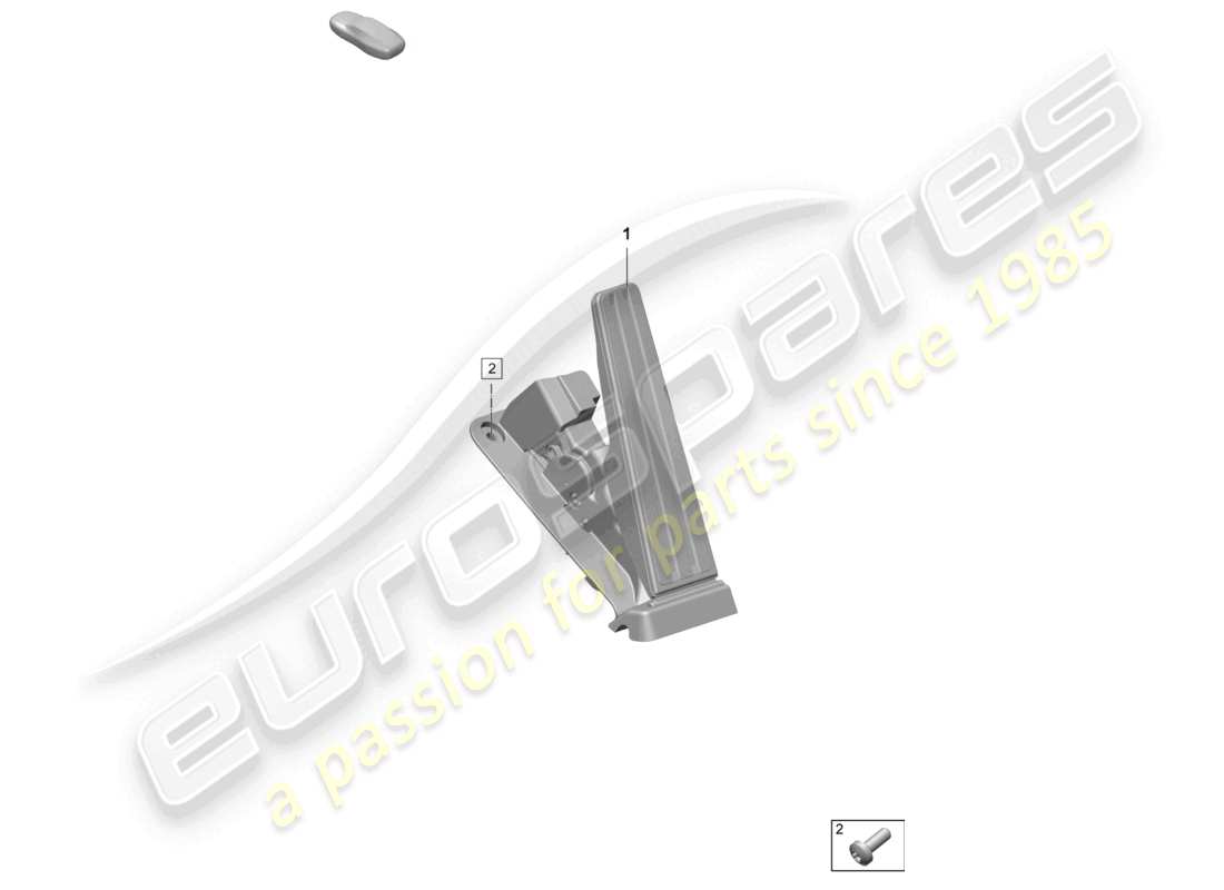 porsche 2026 (taycan 9j1-2) gaspedal teilediagramm