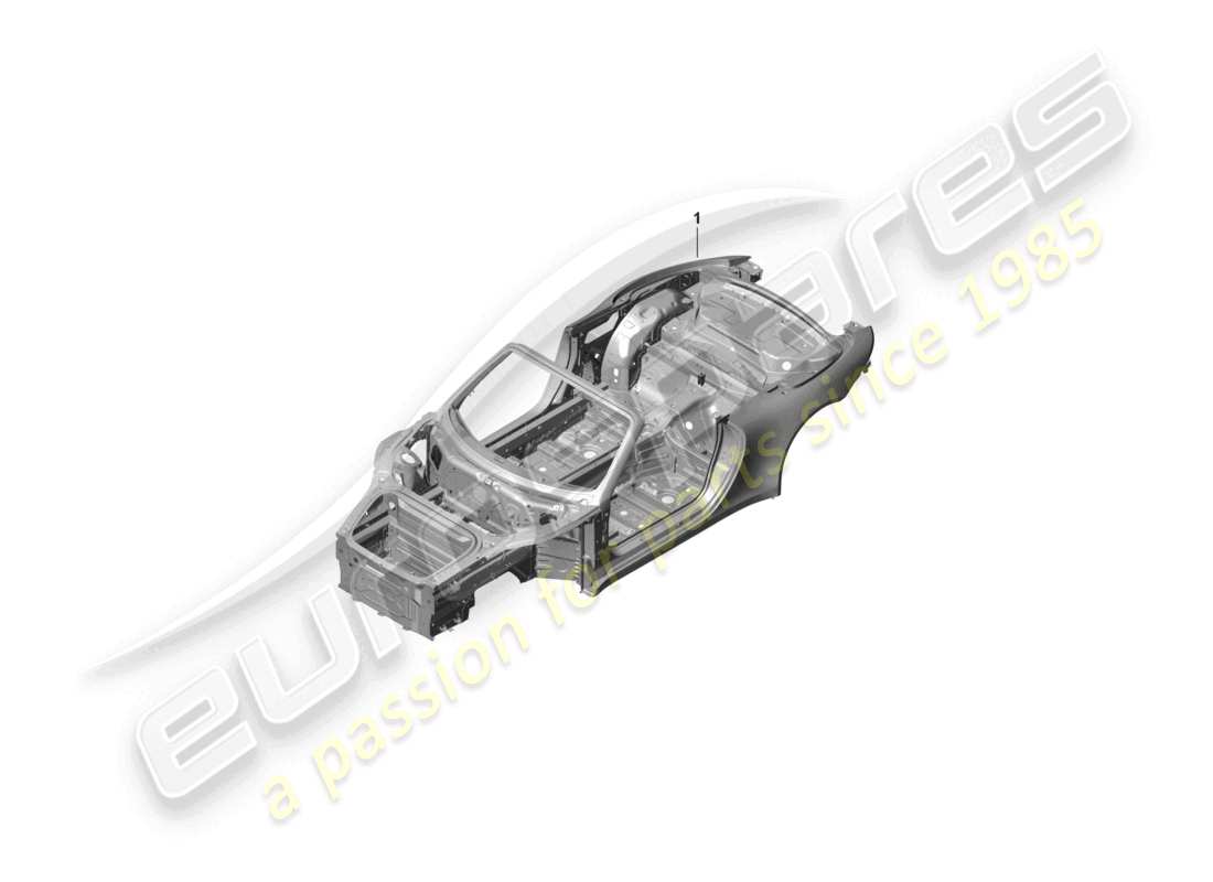 porsche 2021 (991-2 r/gt3/rs) karosserie - teilediagramm