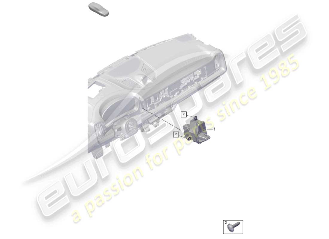 porsche 2024 (cayenne e3 pa) auswahlmechanismus - ersatzteildiagramm