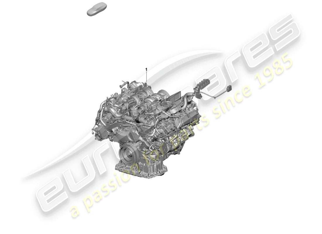 porsche 2025 (cayenne e3 pa) ersatzmotor (komplett) teilediagramm
