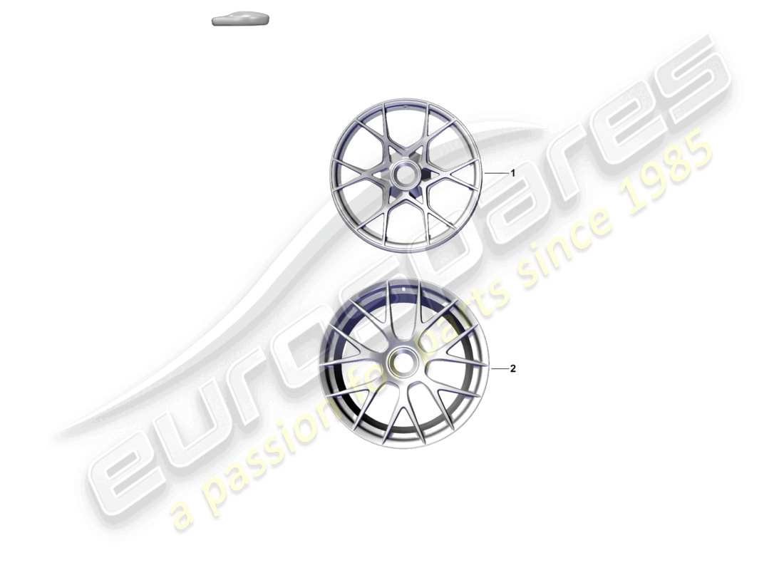 porsche 2021 (718 boxster spyder) leichtmetallfelgen-ersatzteildiagramm