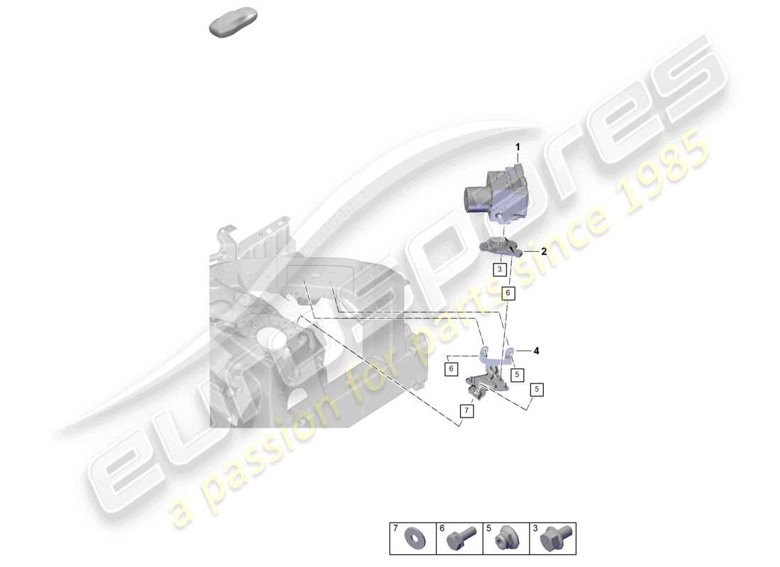 porsche 2025 (cayenne e3 pa) hydraulikaggregat antiblockiersystem -abs- ersatzteilliste