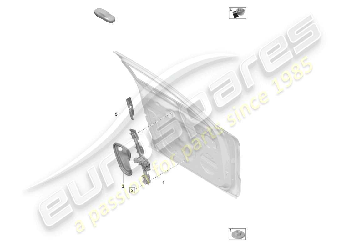 porsche 2021 (panamera 971-2) fensterheber vorne abdeckungen türen teilediagramm