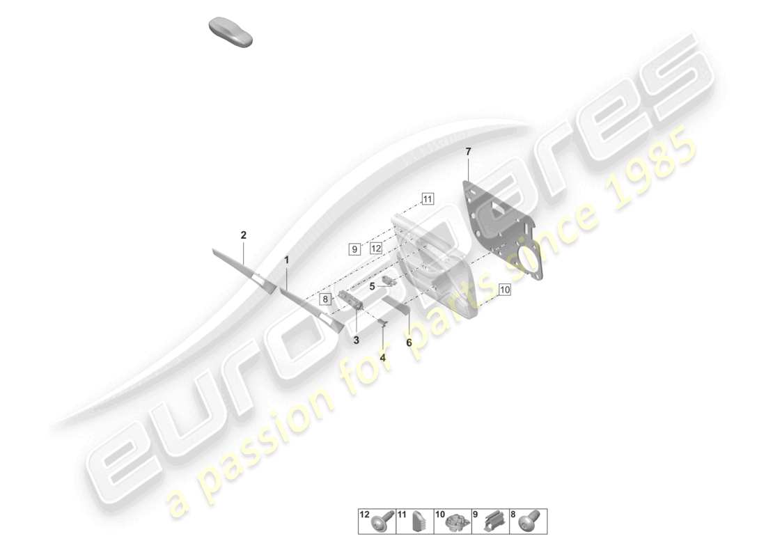 porsche 2023 (panamera 971-2) türverkleidungen vordertürleisten zubehör und befestigungselemente teilediagramm