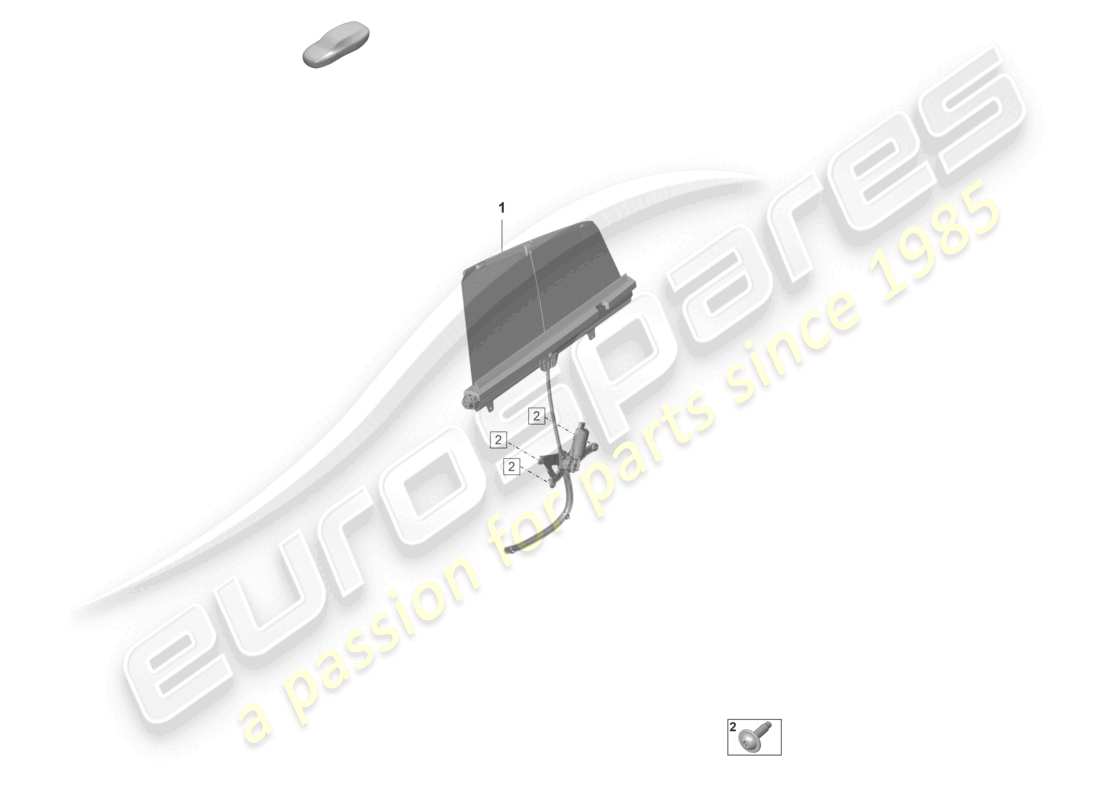 porsche 2023 (panamera 971-2) rollo türfenster hinten teilediagramm