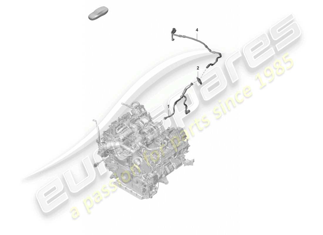 porsche 2023 (panamera 971-2) vakuumleitung - teilediagramm
