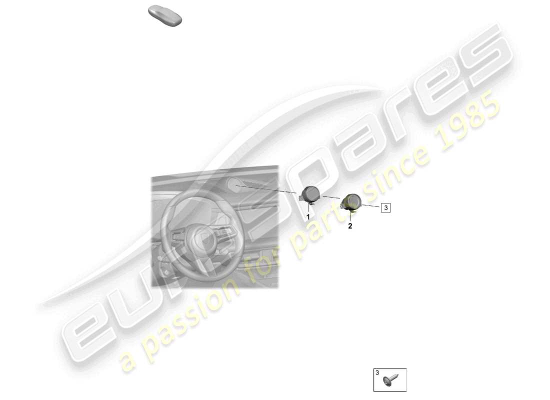 porsche 2025 (macan-e) digitaluhr analoguhr teilediagramm