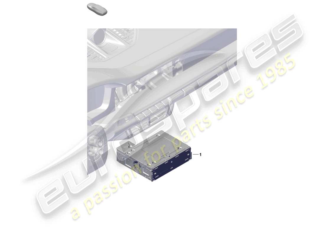 porsche 2025 (992-2 gt3) central computer teilediagramm