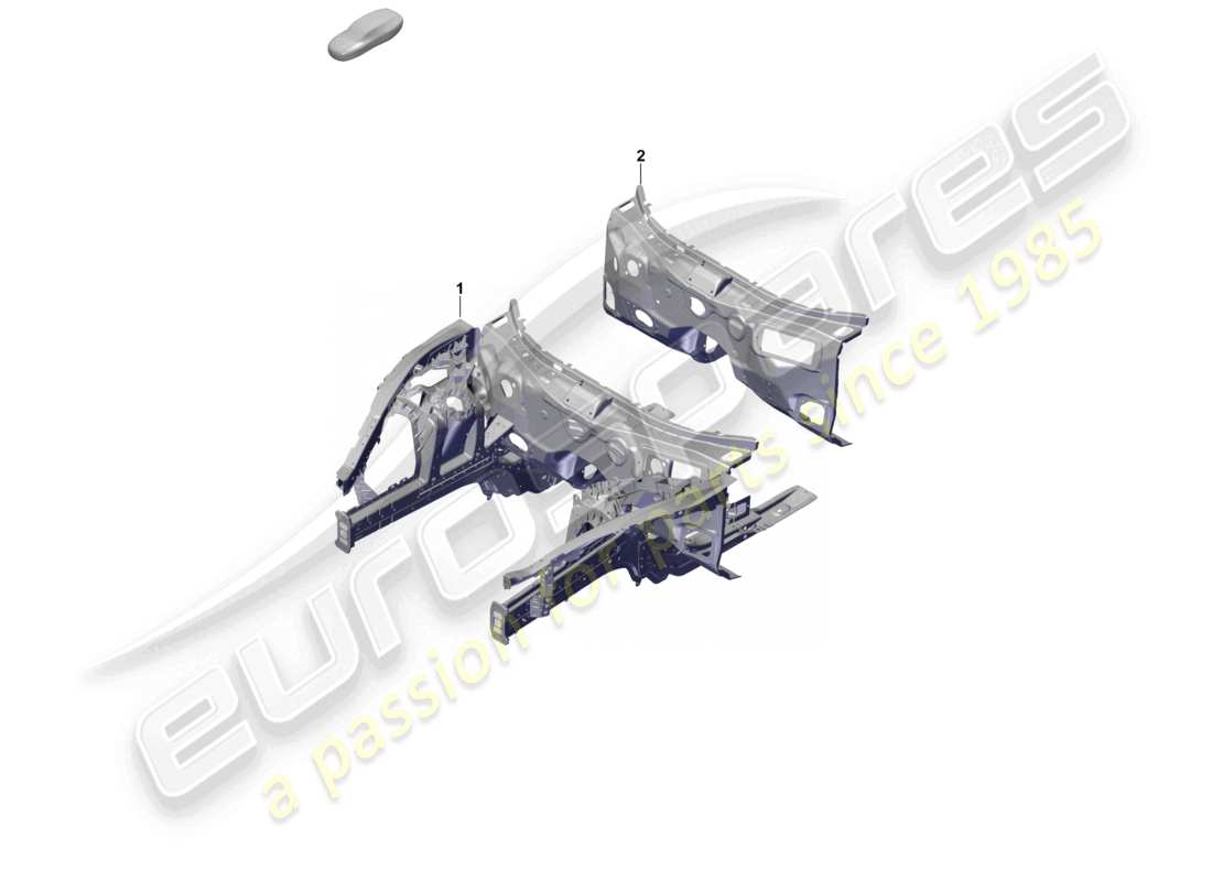 porsche 2026 (panamera 976) front end teilediagramm