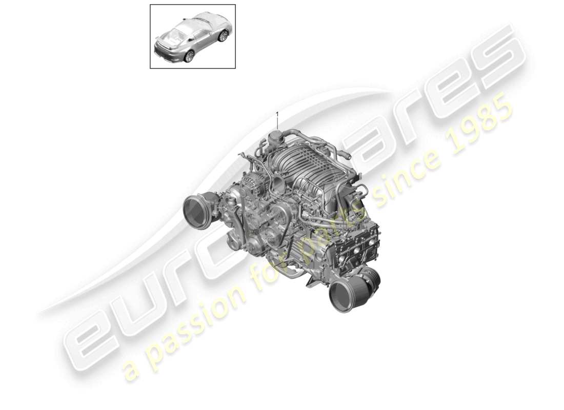 porsche 2021 (991-2 r/gt3/rs) ersatzmotor gt3 rs speedster ersatzteildiagramm