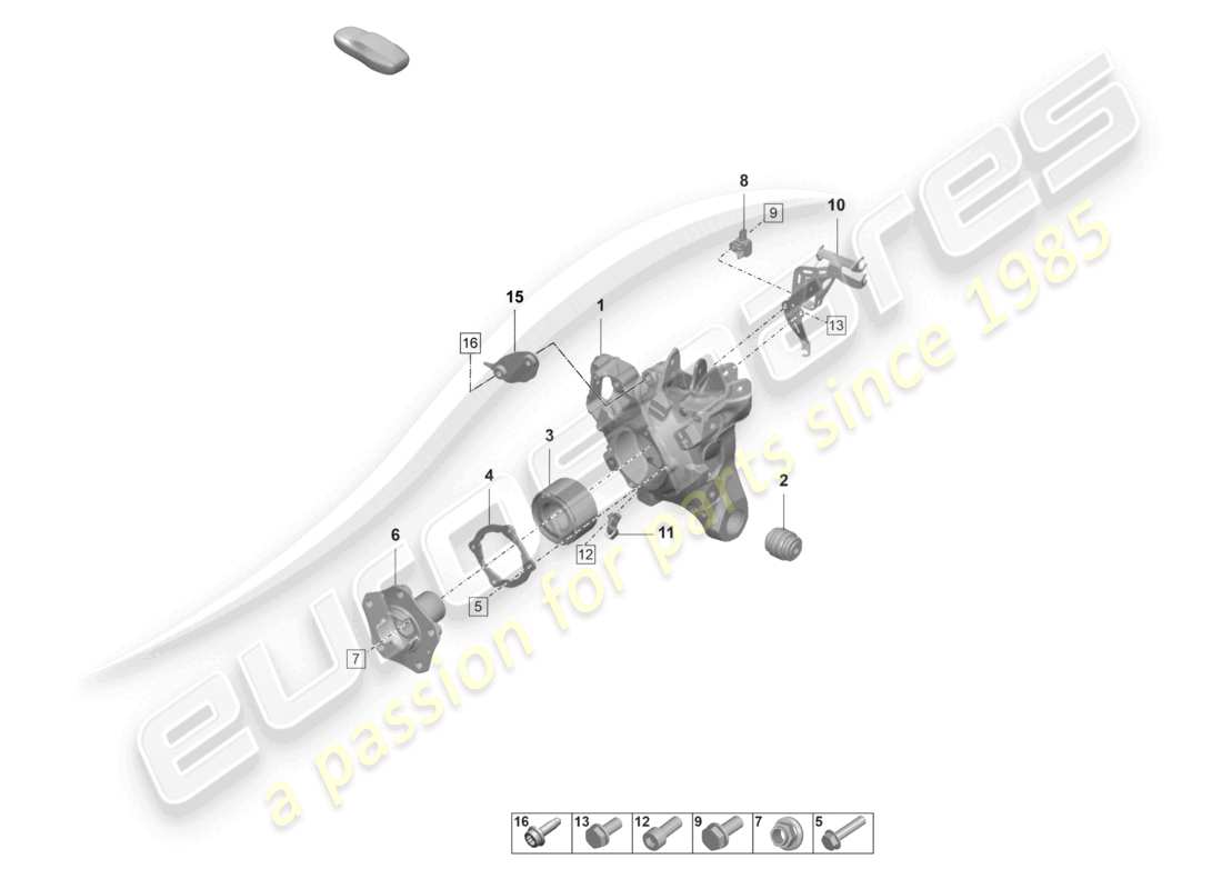 porsche 2026 (taycan 9j1-2) radträger teilediagramm