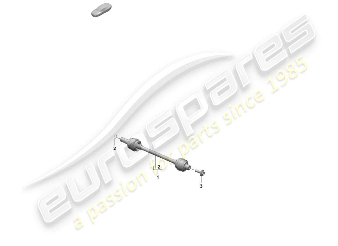 porsche 2025 (macan-e) antriebswelle nexteer hinterachse teilediagramm