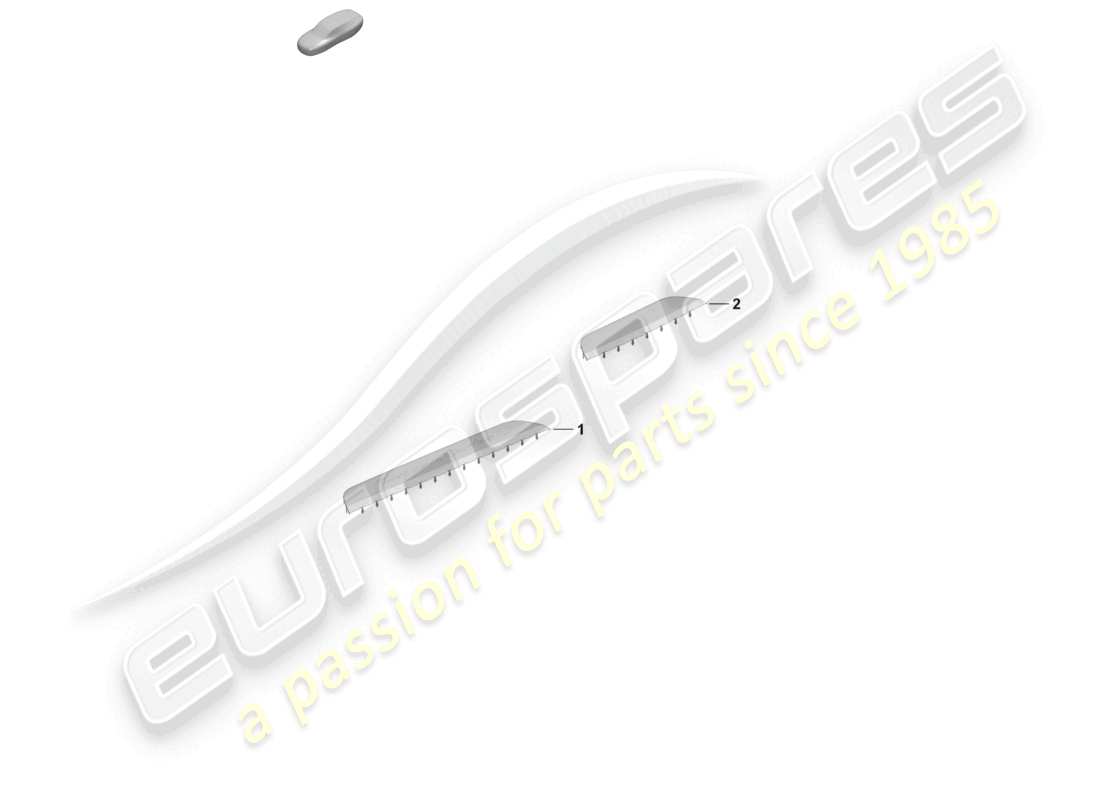 porsche 2026 (taycan 9j1-2) schwellerzierleiste vorn und hinten teilediagramm